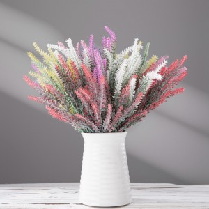 MW53462 Дешевые искусственные цветы ручной работы из пластика с цветочным принтом лаванды для праздничной вечеринки в стиле деко