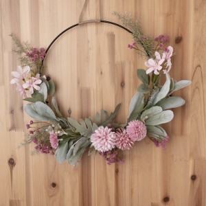 CF01062 Artificial Flower wreath Ball Chrysanthemum Leaves Realistic Wedding Supplies