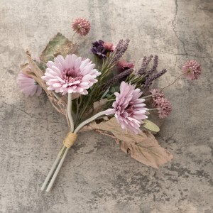 CF01013 مصنوعي گلن جو گلدستا Gerbera Dandelion Chrysanthemum مشهور آرائشي گل