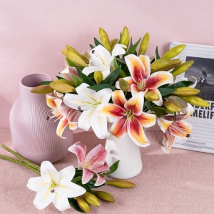 CL09006 Artificialis Flores Tiger Mini Lily Real Touch for Wedding Home Party Garden Shop Office Decoration