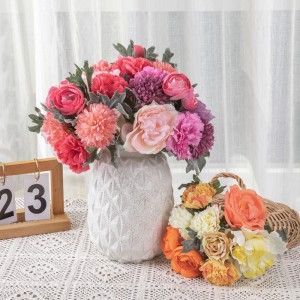 GF15324 Toptan Sıcak satış Gül Şakayık Çiçeği El Paketi Gelin Düğün Dekor