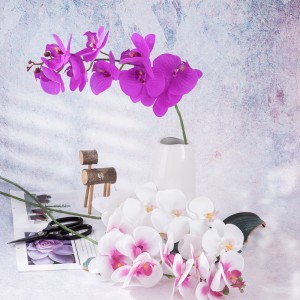 MW31580 wholesale artificial latex orchid phalaenopsis silk cattleya flower for sale