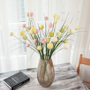 MW61218 Desain Baru Grosir Bunga Buatan Rumput Bawang dengan Bola Busa Dandelion untuk Hari Paskah Dekorasi Pernikahan Dapur Rumah
