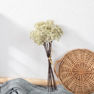 DY1-6234 Desain Baru Tanaman Bunga Buatan Plastik Cabang Kacang Hijau Bundel untuk Dekorasi Dalam Ruangan Luar Ruangan