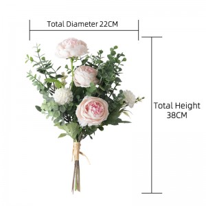 CF01142 Umjetni buket lotosa i hortenzije Novi dizajn vrtne svadbene dekoracije