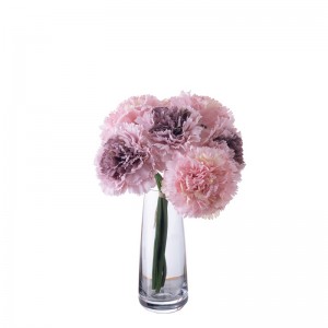 DY1-402 kualiti pemborong hiasan peony Carnation menyentuh hiasan bunga tiruan krismas
