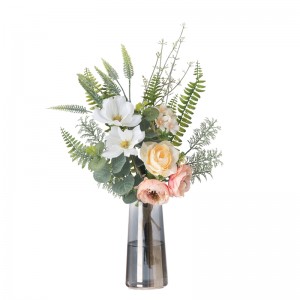 CF01137 Artipisyal na Rose Hydrangea Cosmos Bouquet Garden Dekorasyon ng Wedding Bouquet