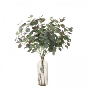 MW34551 Preserved artificial silver dollar eucalyptus greenery stems leaf plant floral decor