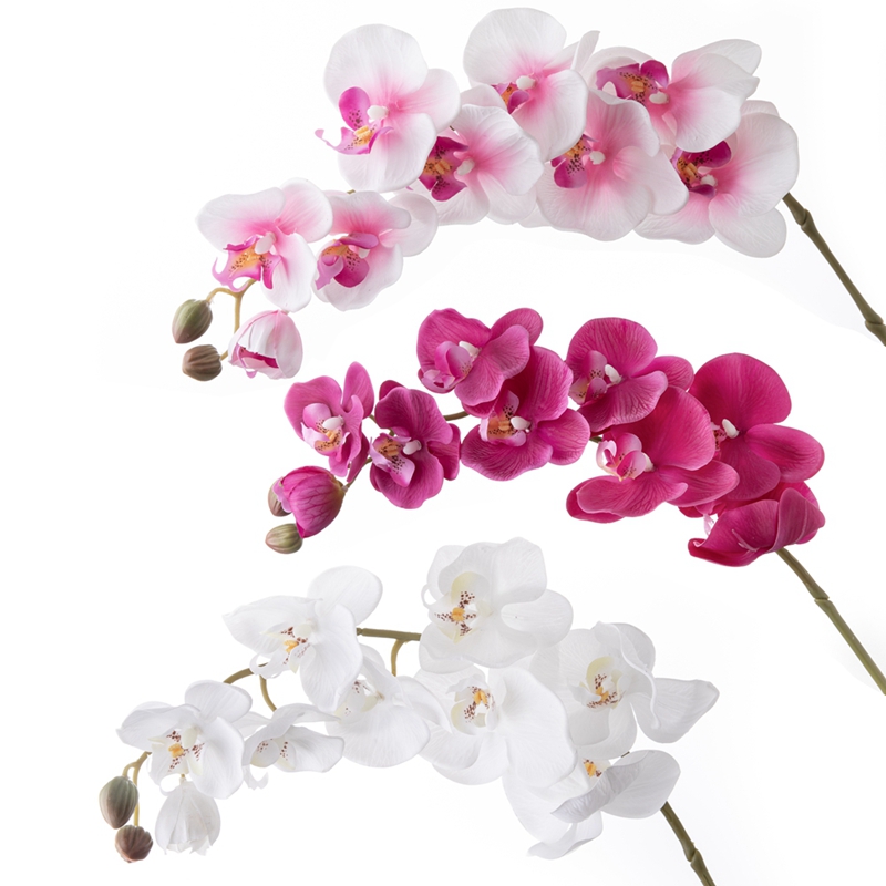 MW18902 Nondo Orchid Mguso Halisi Maua Bandia ya Phalaenopsis Butterfly Orchids