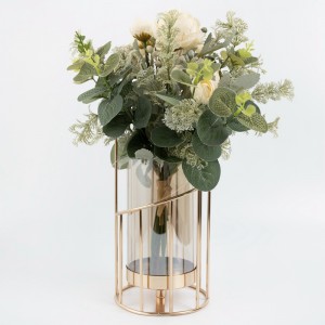 CF01041 Buket Lotus Buatan Desain Baru Dekorasi Pernikahan Buket Pengantin Bunga Sutra