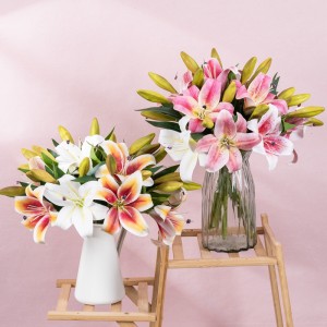 CL09006 Artificial Flowers Tiger Mini Lily Real Touch for Wedding Home Party Garden Shop Office Decoration