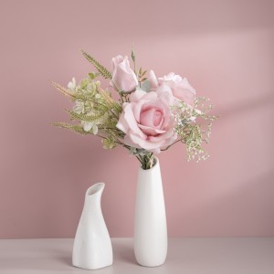 CF01135 Artificial Rose Bouquet ဒီဇိုင်းသစ် Valentine's Day လက်ဆောင် အလှဆင်ပန်းများနှင့် အပင်များ