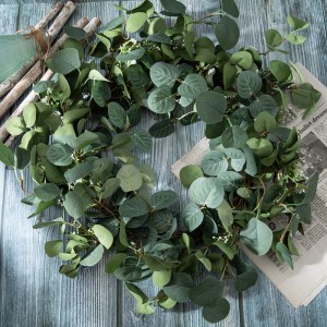 MW61666 Apple Leaf Eucalyptus Garland ຕົ້ນໄມ້ທຽມດອກໄມ້ສີຂຽວ Wreath ສໍາລັບງານລ້ຽງ Wedding ເຮືອນ Wall ພື້ນຫລັງຕົກແຕ່ງ