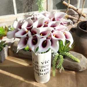 MW08083 Διακοσμητικό τεχνητό λουλούδι PU Touch Calla Lily για διακόσμηση σπιτιού/γάμου/πάρτυ