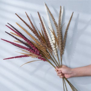 MW09103 Spumam Grain Auris 35.8″ Longa Caulis Spike Artificialis Plantarum pro Domo Decor Centrepiece Wreath Nuptialis DIY