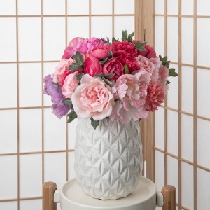 GF15324 Декор за невестински свадби на големо со жешка продажба во пакет со цветни раце од рози божур