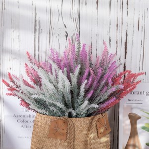MW53462 Günstige handgefertigte künstliche Blumen aus Kunststoff mit Lavendelblüten für Festival-Party-Deko