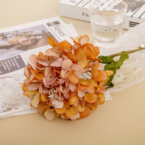 MW24833 Sztuczna hortensja kwiatowa Fabryka sprzedaż bezpośrednia Ozdobne dekoracje ślubne z kwiatami