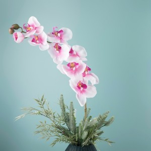 MW18902 סחלב עש מגע אמיתי מלאכותי Phalaenopsis פרפר סחלבים פרח
