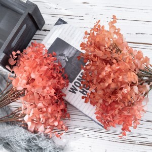 YC1059-6 Obere Ifuru Plastic Pink Red Eucalyptus Obere Bouquet Nhazi Wedding Party Ista Spring Home Office Decor