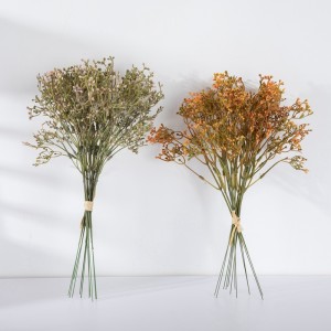 DY1-6232 Hurtownie tanie sztuczne rośliny kwiatowe luzem Pakiet fasoli Gypsophila Niskie MOQ na jesienną dekorację domu