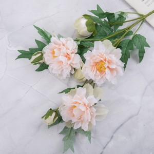 DY1-5769 Popular Artificial Fabric Peony Branch Overall Height 73.5cm 4 colors available for Wedding Decoration