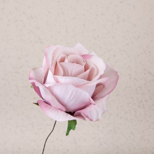 MW03338 گهر جي پارٽي جي شادي جي سجاڳي مخملي مواد مصنوعي گل گلاب هيڊ آرائشي گل ۽ چادرون ڪالا فلاور فيبرڪ 9.3g