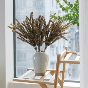 MW85010 paquet d'herbe de blé artificielle en Faux plastique de 32cm de hauteur avec 6 Branches plante de Simulation pour la décoration de la maison d'automne