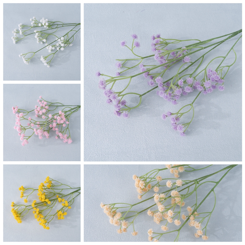 CL08001 Baby’s Breath Artificial Flowers for Gypsophila DIY Floral Bouquets Arrangement Wedding Home Decor Garden Decoration