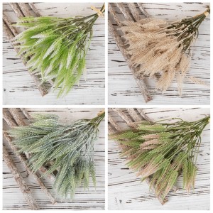 YC1074 Hot Selling Artificial Flower Plant Plastic Foxtail Bundles Available in 4 Colors For Home Party Wedding Decoration