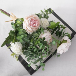 CF01142 Artificial Lotus Hydrangea Bouquet New Design Garden Wedding Decoration