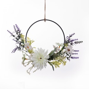 CF01106 Artificial Gerbera Chrysanthemum Wreath Wall Hanging New Design