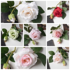 MW51011 Изкуствено цвете Роза Нов дизайн Копринени цветя Сватбена украса Подарък за Свети Валентин