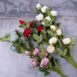 CL03507 Искусственный цветок чайной розы Лидер продаж Свадебные украшения Сад Свадебные украшения