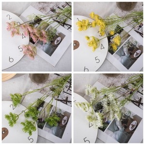 MW58726 Wedding Home Decoration Artificial Lace Flower Branch Plastic Flowers