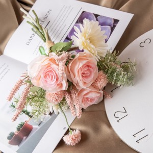 CF01201 Umjetna ruža, krizantema, buket maslačka, novi dizajn svadbeni buket svilenog cvijeća