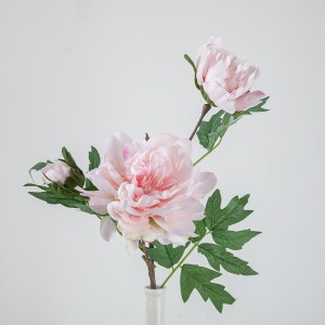 DY1-1911A 52CM single head peony artificial silk flowers gnome home decoration