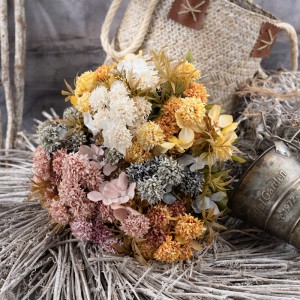 MW66003 ขายส่งผ้าประดิษฐ์ Ball Chrysanthemum ผ้าไหม Dliac พลาสติกดอกไม้สำหรับงานแต่งงานตกแต่ง Party Home