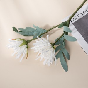 MW60011 ក្តាមផ្កាសិប្បនិម្មិតប៉ះពិត ក្តាម Chrysanthemum សម្រាប់ការតុបតែងបន្ទប់