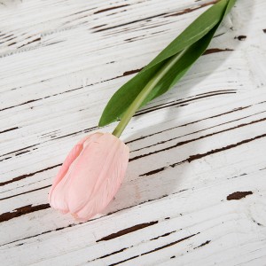 MW59901 Nyankomst Kunstig blomst Real Touch Tulipanstilk Realistisk Bevart Hjemmefest Bryllupsdekorasjon