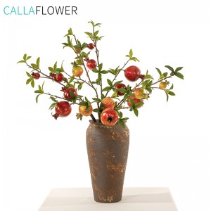 MW10889 Planta cu flori artificiale Rodie Comert cu ridicata Decoratiuni festive cu flori decorative
