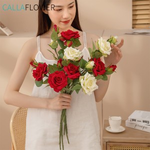 MW31586 Искусственный цветок розы Высокое качество Праздничные украшения Свадебные украшения