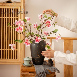 MW46601 ხელოვნური ყვავილი მაგნოლიის ქარხანა პირდაპირი გაყიდვა Silk Flowers Party Decoration