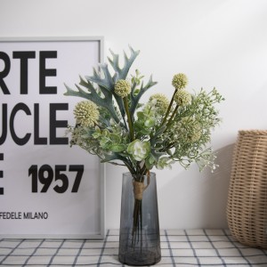 CF01115 kunstlik hirverohu okaspallikimp uue disainiga dekoratiivsed lilled ja taimed