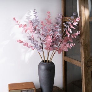 MW09108 مصنوعي ڦاڪنگ Eucalyptus Leaves Stams Leaf Branches for Home Office Flowers Bouquet Centrepiece Wedding Decor