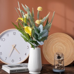 CF01145 Buqetë me luleradhiqe artificiale Calla Lily Dizajn i ri Lule dhe bimë dekorative