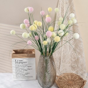 MW61218 नई डिजाइन थोक कृत्रिम फूल प्याज घास फोम बॉल्स के साथ ईस्टर दिवस घर रसोई शादी की सजावट के लिए डंडेलियन