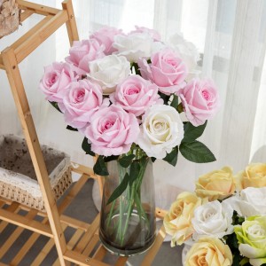 MW03332 new design perfect preserved high quality silk roses in flower wedding decoration