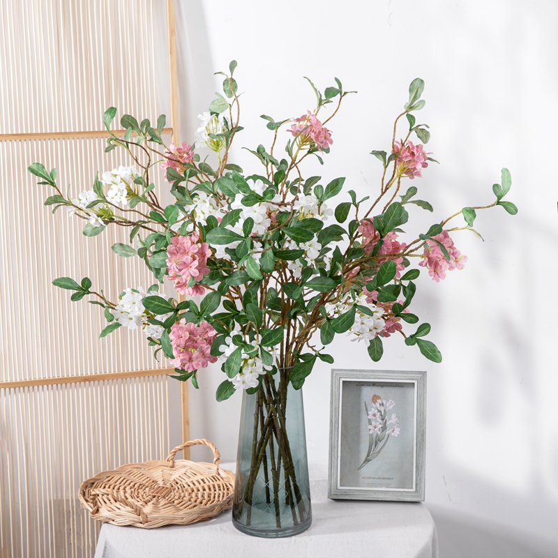 MW94001 Hot Selger Kunstig Latex Snow Cherry Blossom 4 farger tilgjengelig for hjemmefest bryllup dekorasjon