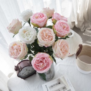 MW60001 Umělá květina Real Touch Rose Oblíbený valentýnský dárek Svatební dekorace